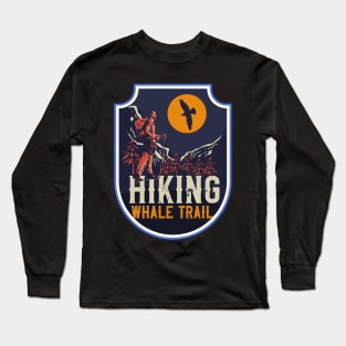 Hiking Whale Trail Long Sleeve T-Shirt